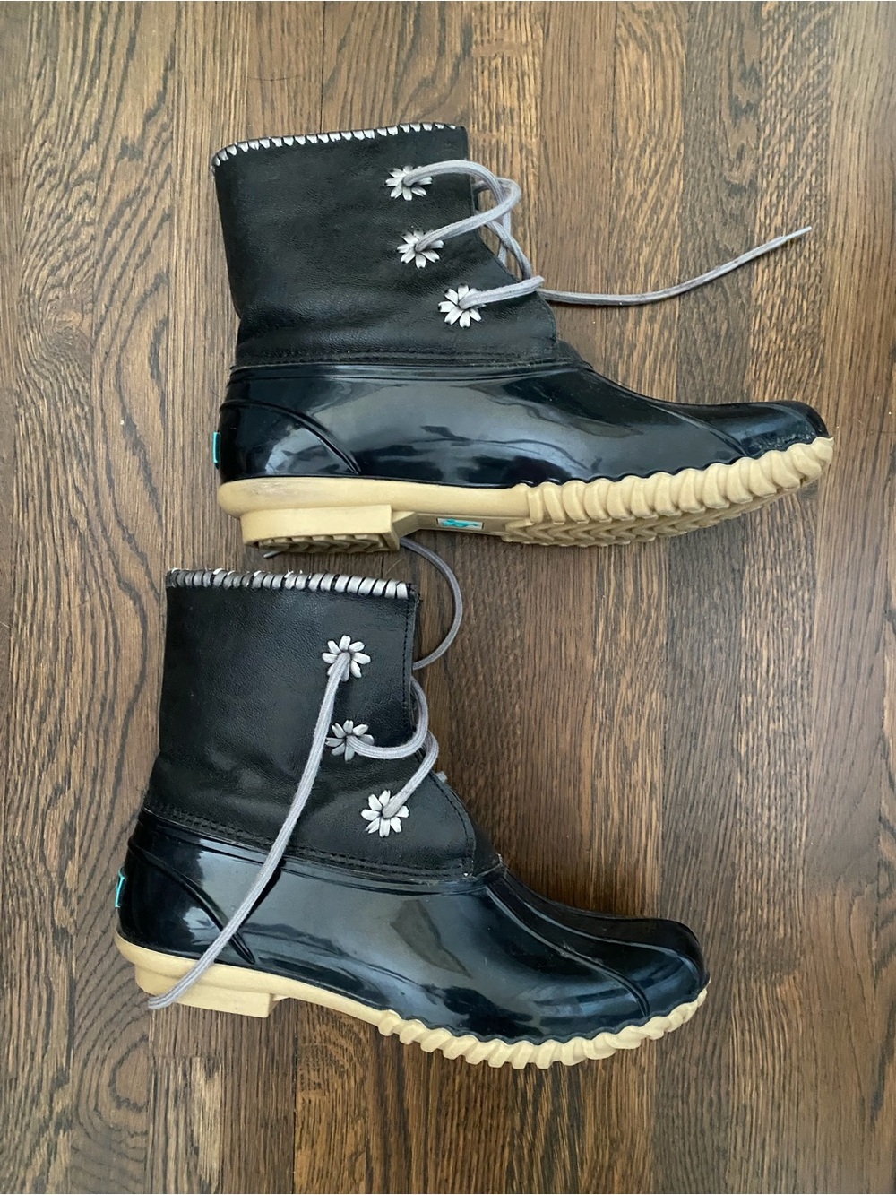 Jack Rogers Waterproof Lace-Up Rain Boots